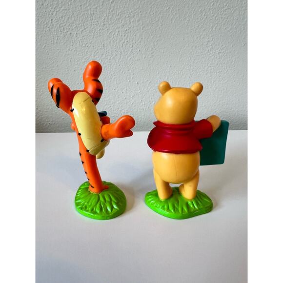 Disney 1999 Winnie the Pooh and Tiger 3 inch PVC Figure Lot - Picture 2 of 4